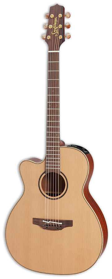 Takamine Pro Series 3 Left Handed Orchestral AC/EL Guitar with Cutaway in Natural Satin FinishTP3MCLH