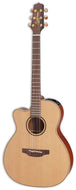 Takamine Pro Series 3 Left Handed Orchestral AC/EL Guitar with Cutaway in Natural Satin FinishTP3MCLH