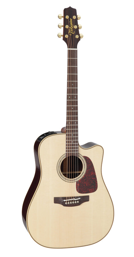 Takamine Pro Series 5 Dreadnought AC/EL Guitar with Cutaway in Natural Gloss FinishTP5DC