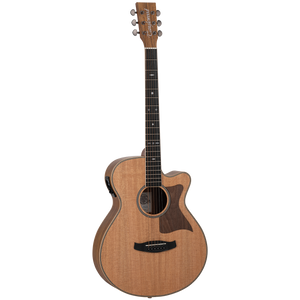 Tanglewood TRSFCEPW Reunion Australian Red Cedar Top Super Folk C/E with Pacific Walnut B/S