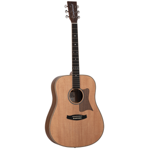 Tanglewood TRU5-HR / TRPRO-D-HR Reunion Pro Solid Australian Red Cedar Top Dreadnought with Hawaiian Rain Wood B/S