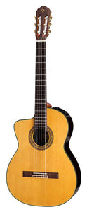 Takamine Pro Series Left Handed AC/EL Full Size Classical Guitar with Cutaway in Natural Gloss FinishTTC132SCLH