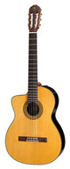 Takamine Pro Series Left Handed AC/EL Full Size Classical Guitar with Cutaway in Natural Gloss FinishTTC132SCLH