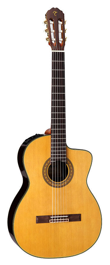 Takamine Pro Series AC/EL Full Size Classical Guitar with Cutaway in Natural Gloss FinishTTC132SC