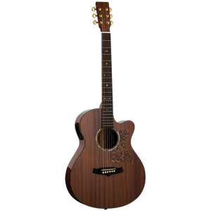 Tanglewood TW47RE Sundance Reserve All Solid Mahogany Superfolk C/E with Case
