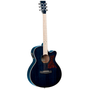 Tanglewood TW4EBLA Winterleaf Blonde Superfolk C/E Bondi Blue Gloss