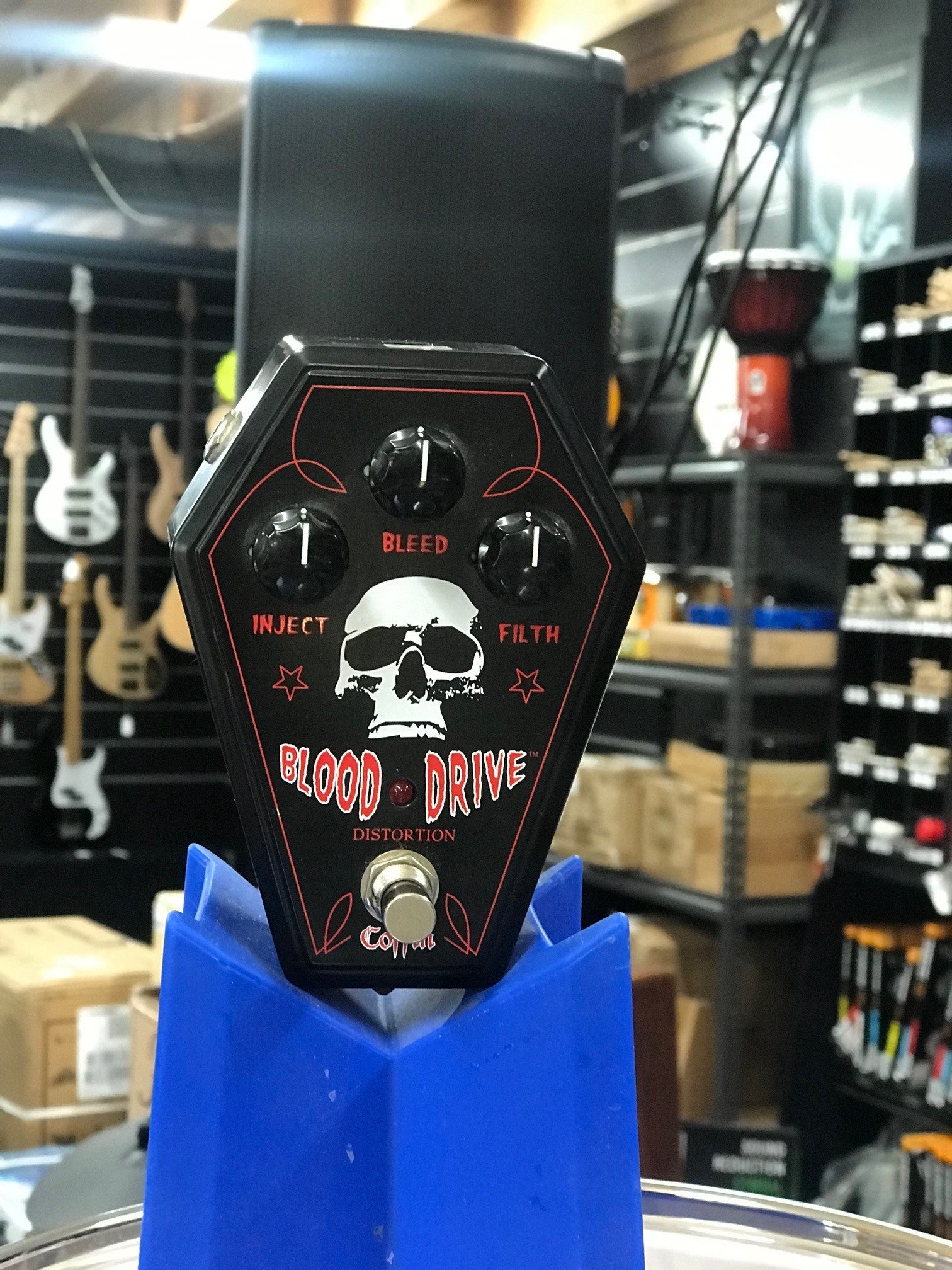 coffin blood drive pedal (Pre-owned) – MaxxMusic Papa Size:Eine Tasche + Fahrrad-Gepäckträger Reverse Base flat pedal