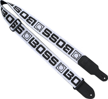 Load image into Gallery viewer, Boss Instrument Strap - White &amp; Black
