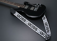 Load image into Gallery viewer, Boss Instrument Strap - White &amp; Black

