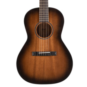 Cort Core-PE Mahogany Parlour Acoustic Electric - Open Pore Black Burst