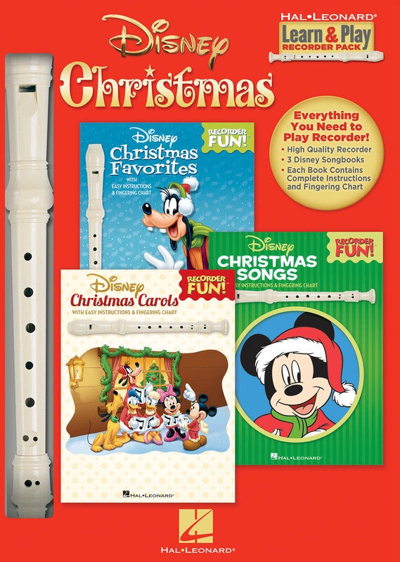 Disney Christmas - Learn & Play Recorder Pack