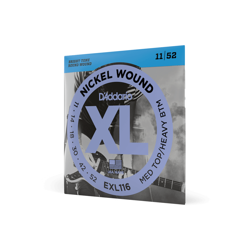 D'Addario 11-52 Medium Top/Heavy Bottom XL Electric Guitar Strings