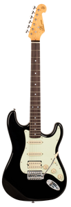 SX Strat Style Electric Guitar HSS - Black