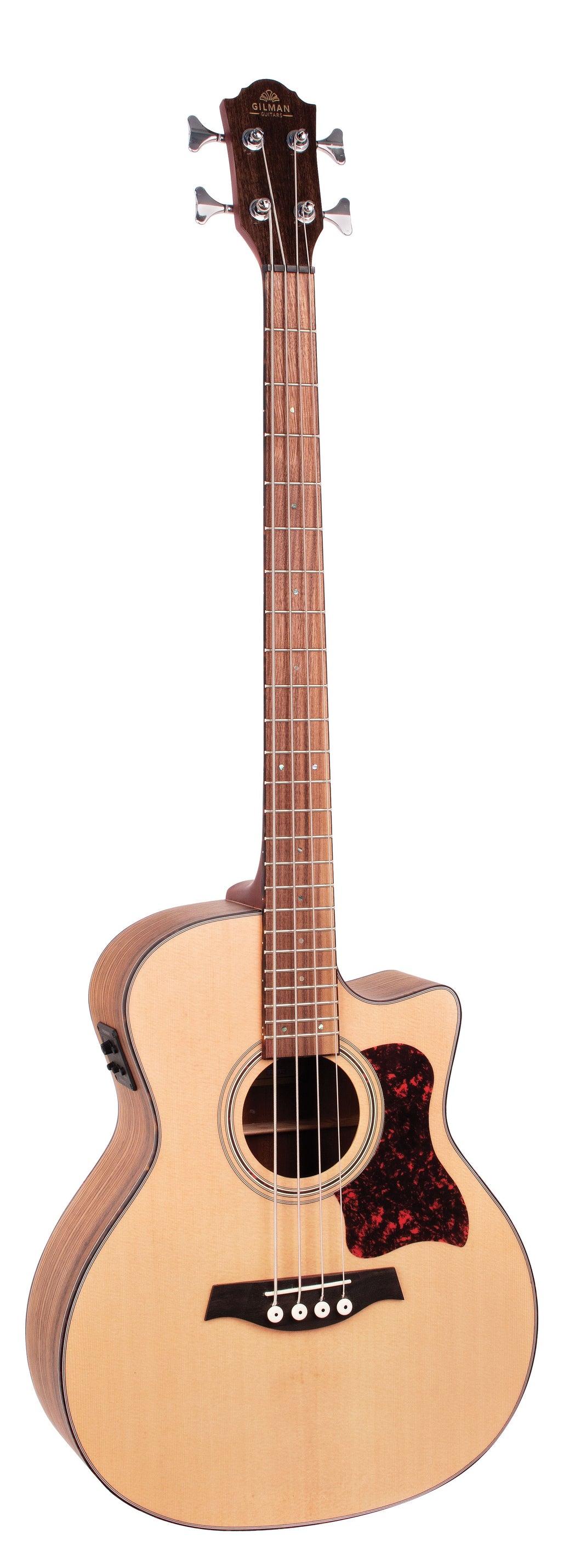 GILMAN Grand Auditorium electric/acoustic Guitar bass Natural Satin GAB10CE