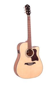 GILMAN Dreadnought Guitar electric/acoustic Natural Gloss GD10CENG