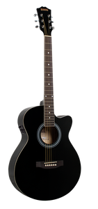 Redding Grand Concert electric/acoustic Guitar Black Gloss RGC51CEBK