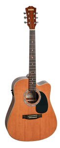 Redding Dreadnought electric/acoustic. Natural Gloss RED72CE