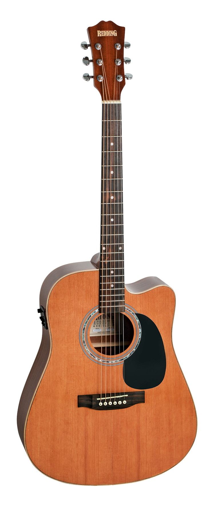 Redding Dreadnought electric/acoustic. Natural Gloss RED72CE