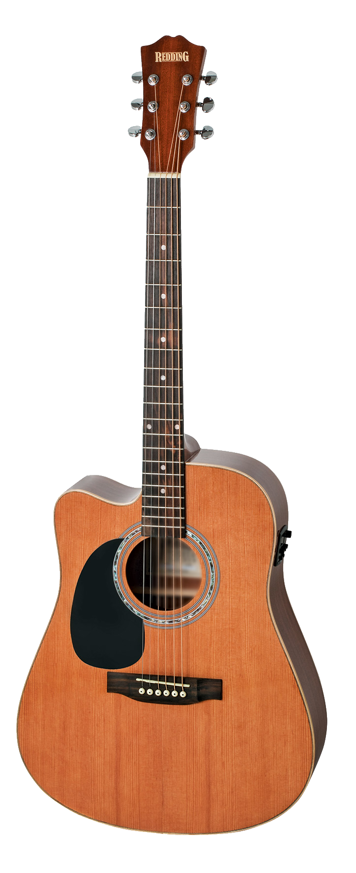 Redding Left Hand Dreadnought electric/acoustic. Natural Gloss RED72CELH