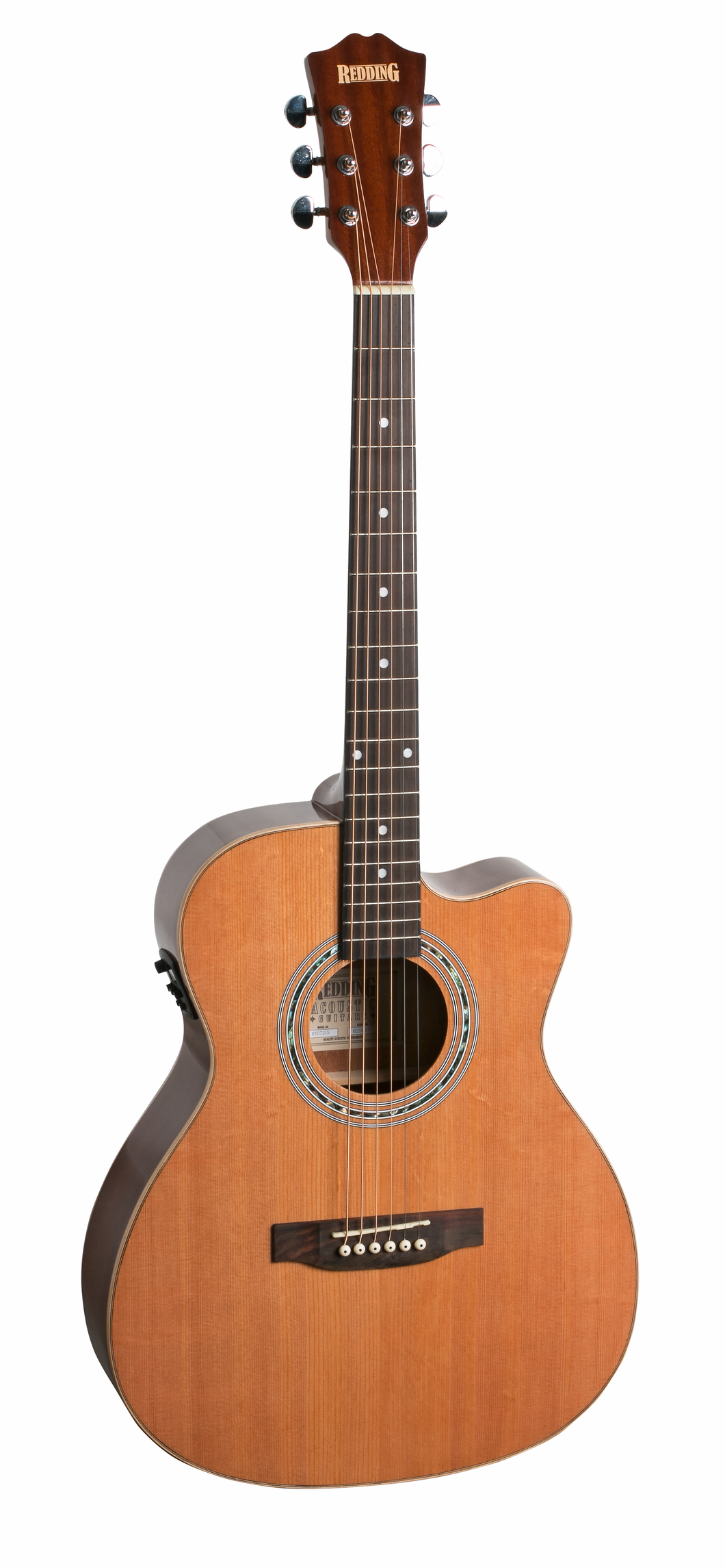 Redding 000 electric/acoustic guitar Natural Gloss RTO72CE