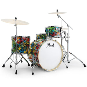 Pearl Export EXX Artisan Limited Edition 22″ 4 Piece Drum Kit – New York Splatter