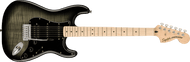 Squier Affinity Series Stratocaster FMT HSS, Maple Fingerboard, Black Pickguard, Black Burst