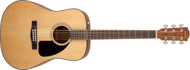 Fender CD-60 Dreadnought V3 w/Case, Walnut Fingerboard, Natural