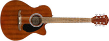 Load image into Gallery viewer, Fender FA-135CE Concert Acoustic - All-Mahogany - Walnut fingerboard - Natural Finish

