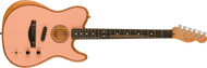Fender FSR American Acoustasonic Telecaster, Ebony Fingerboard, Shell Pink