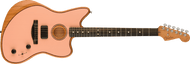 Fender FSR American Acoustasonic Jazzmaster, Ebony Fingerboard, Shell Pink