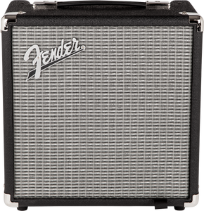 Fender Rumble 15 (V3), Black and Silver Bass Amplifier