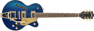 Gretsch G5655TG Electromatic Center Block Jr. Single-Cut with Bigsby and Gold Hardware, Laurel Fingerboard, Azure Metallic