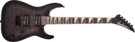 Jackson JS Series Dinky Arch Top JS32Q DKA HT, Amaranth Fingerboard, Transparent Black Burst