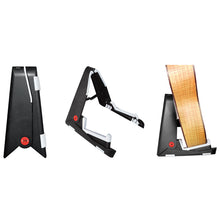 Load image into Gallery viewer, Aroma AGS01  Acoustic/Electric FOLDING  Guitar Stand
