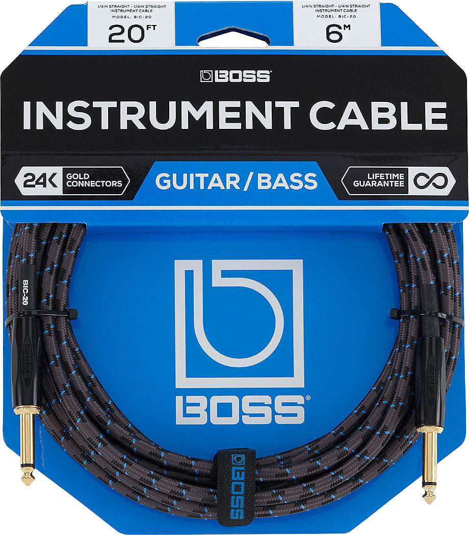 BOSS Instrument Cable - 20ft