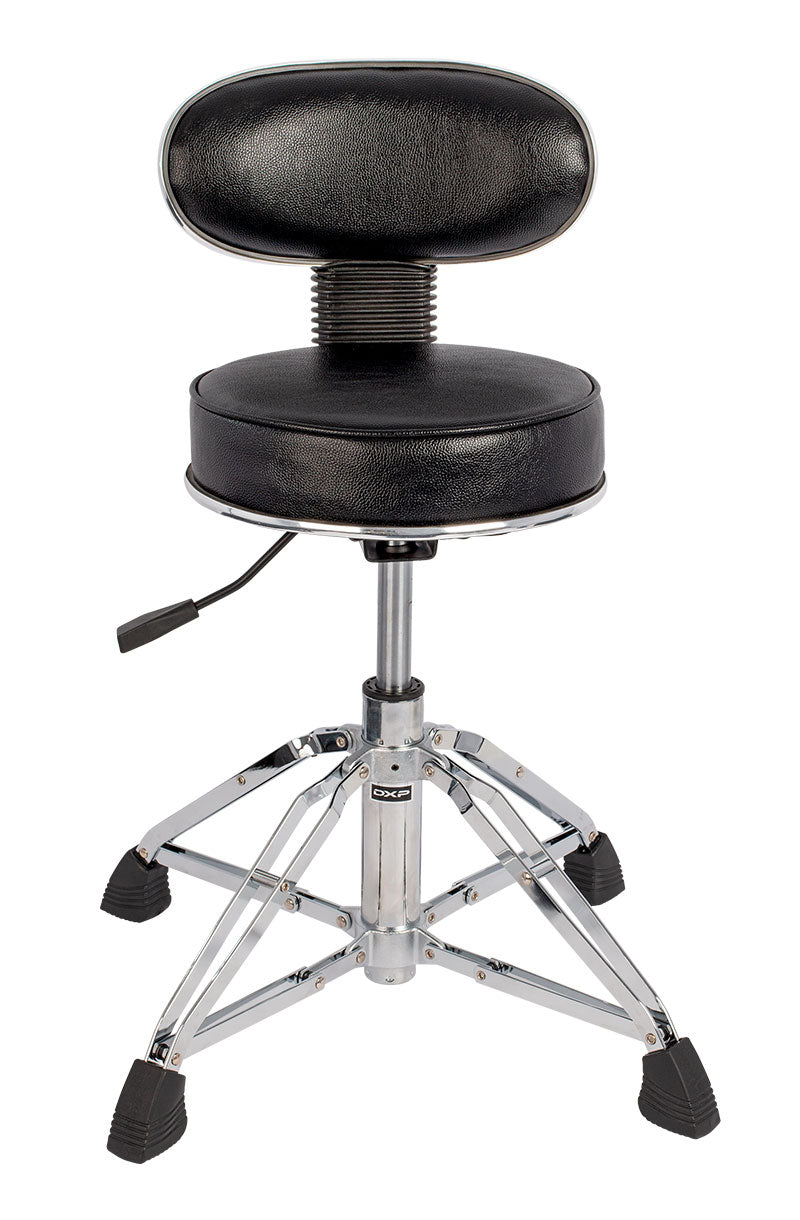 DXP DA1265BR Deluxe Hydraulic Drum Throne with Back Rest