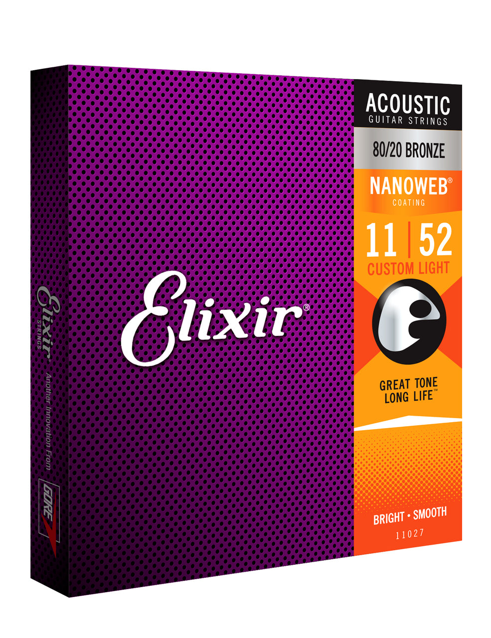 Elixir 11027 Nanoweb 80/20   Custom Light 11-52