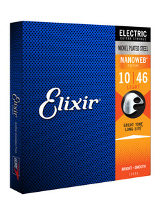 Elixir 12052 Nanoweb Electric  Light 10-46