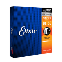 Load image into Gallery viewer, Elixir 12057 Nanoweb Electric 7 String Light 10-56
