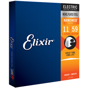 Elixir 12106 Nanoweb Electric 7 String Medium 11-59