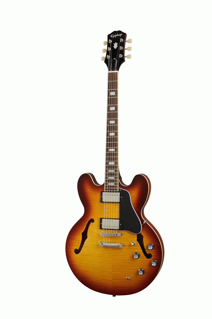 Epiphone ES-335 Figured Raspberry Tea Burst