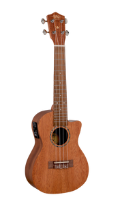 1880 UKULELE CO. 100 Series Concert Ukulele - Cutaway, Electric Acoustic