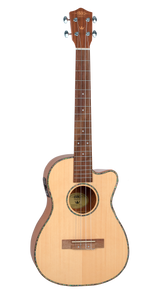 1880 UKULELE CO. 200 Series Baritone Ukulele - Cutaway, Electric Acoustic