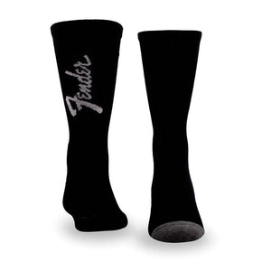 FENDER "Exploded Logo" Large Crew Socks in Black (3-Pair)