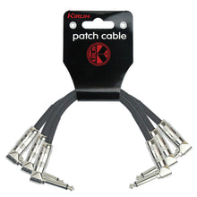 Load image into Gallery viewer, Kirlin KIP3243PN-3 Patch Cable 3-Pack RA-RA 3&quot;
