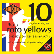 Rotosound R108 Roto Yellows 8 Strings Electric String Set 10-74