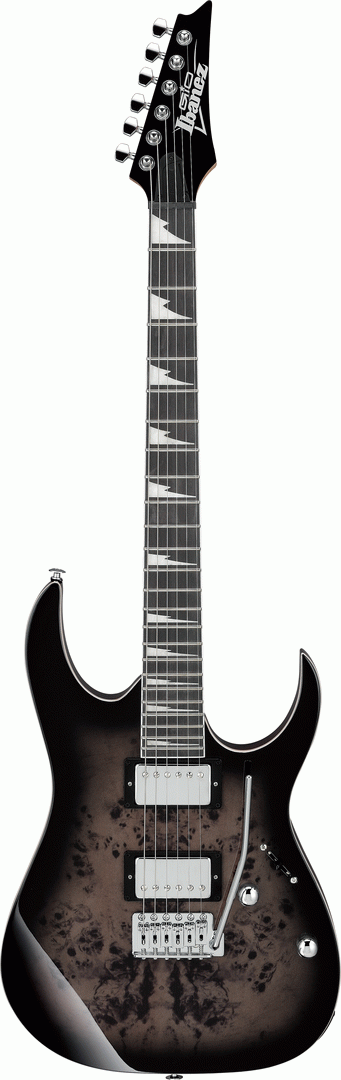 Ibanez RG220PA1 Transparent Brown Black Burst Electric Guitar