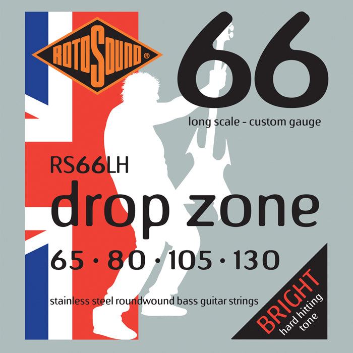Rotosound RS66LH+ Swing Bass 66 Drop Zone 85-175 Stainless