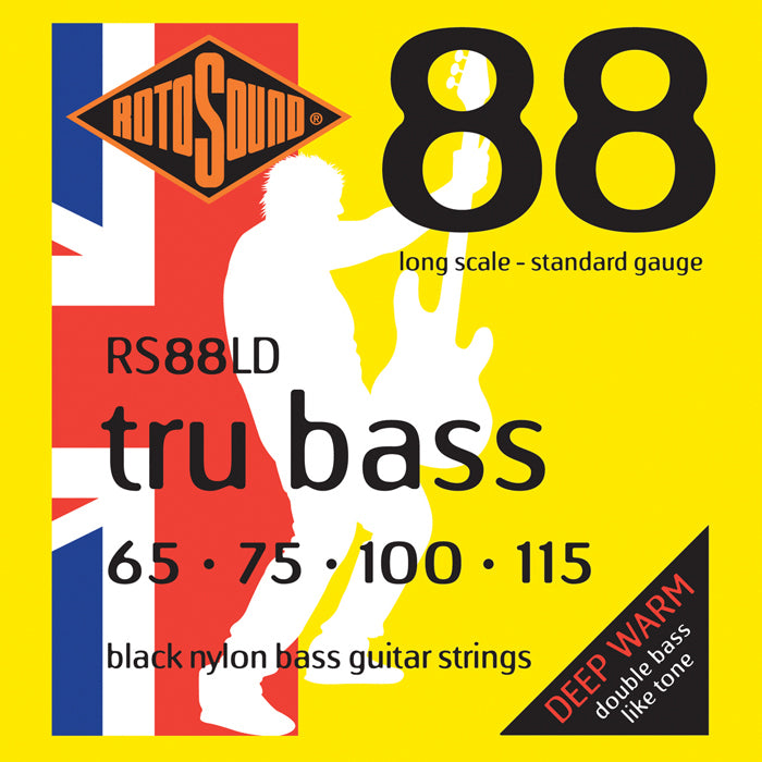 Rotosound RS88LD Tru Bass 88 Black Nylon 65 - 115