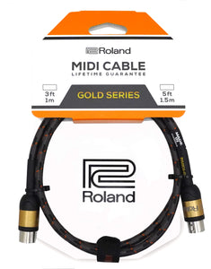 Roland Gold Series Midi Cable - 3ft